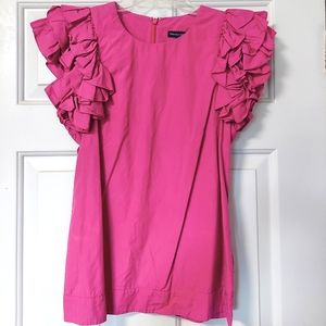 Ruffle Sleeve French Connection Blouse